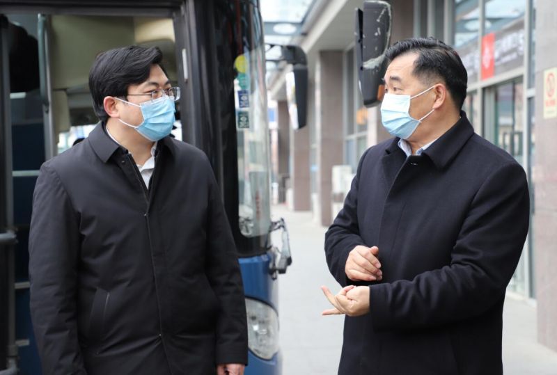 市委常委、武進(jìn)區(qū)委書記喬俊杰督查武進(jìn)汽車站春運及疫情防控工作